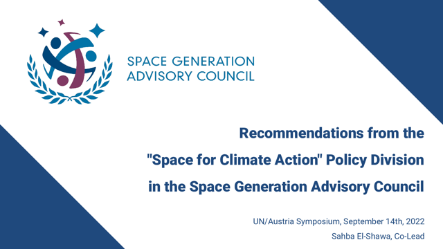 Austria Symposium on Space for Climate
									Action